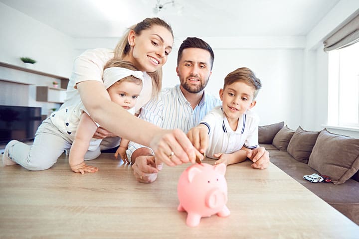 Child in school doing work